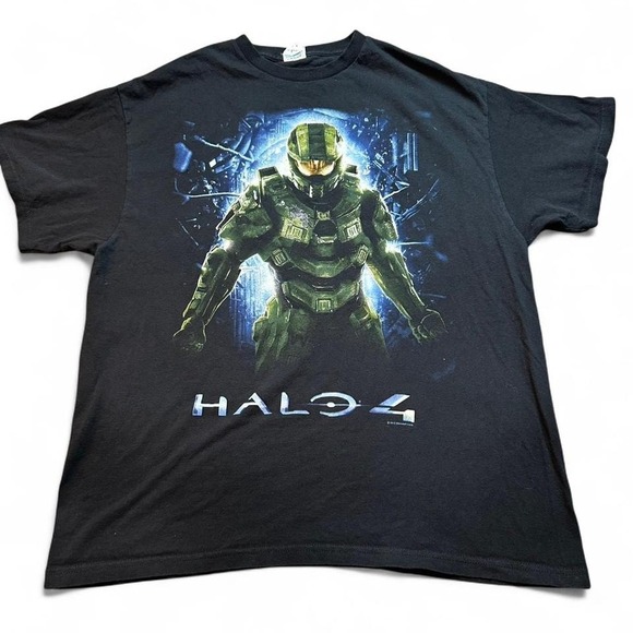 Halo 4 Master Chief Video Game 2012 Promo T-Shirt Size XL - Picture 1 of 5